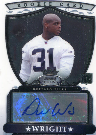 Dwayne Wright Autographed Topps Card
