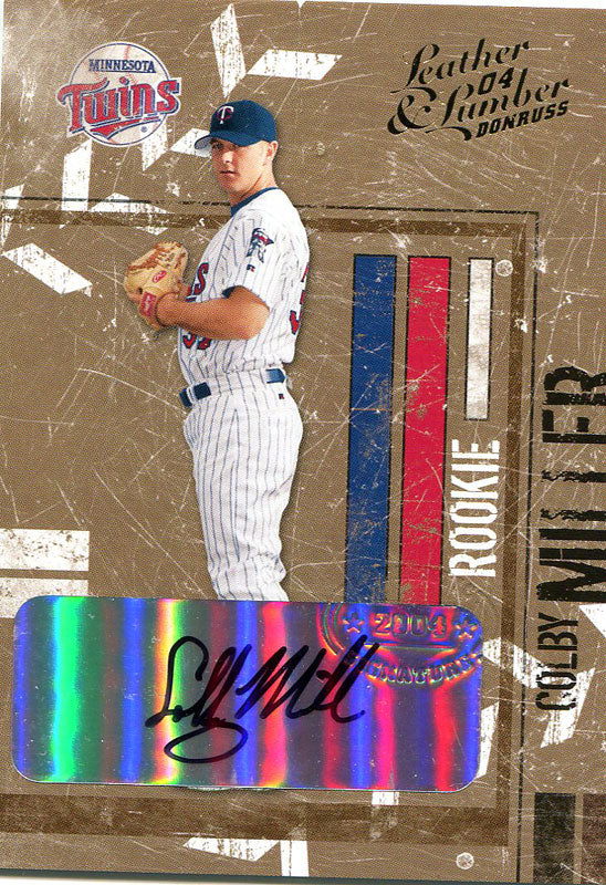 Colby Miller Autographed 2004 Donruss Card