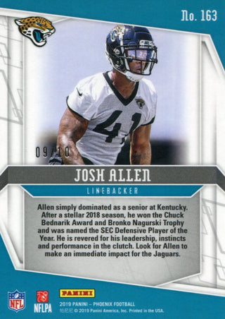 Josh Allen 2019 Panini Phoenix Prizm Rookie Card 9/10