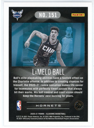 LaMelo Ball 2020-21 Panini Illusions Rookie Card #151