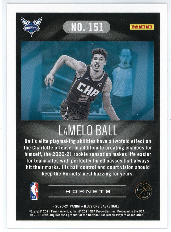 LaMelo Ball 2020-21 Panini Illusions Rookie Card #151
