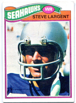 Steve Largent Unsigned 1977 Topps Card