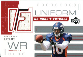 Ashley Lelie 2002 Upper Deck Game Worn Jersey Card
