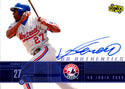 Vladimir Guerrero 1999 Upper Deck Ionix Autographed Card