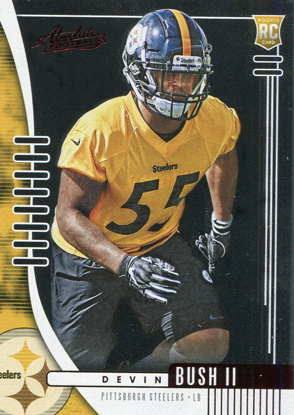 Devin Bush 2019 Panini Absolute Red Rookie Card