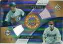 Jeff Bagwell and Craig Biggio 2005 Upper Deck Game Worn Jersey Card /225