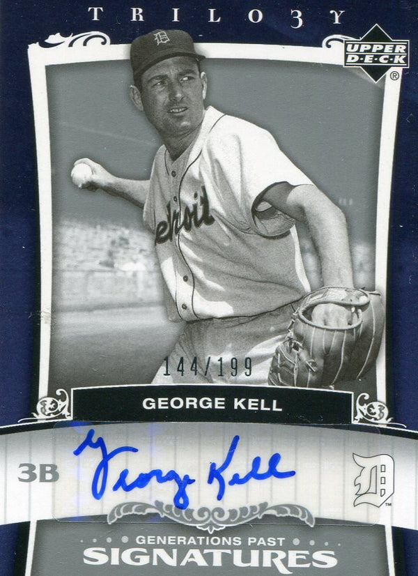 George Kell Autographed Upper Deck Card