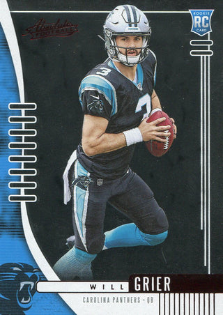 Will Grier 2019 Panini Absolute Red Rookie Card