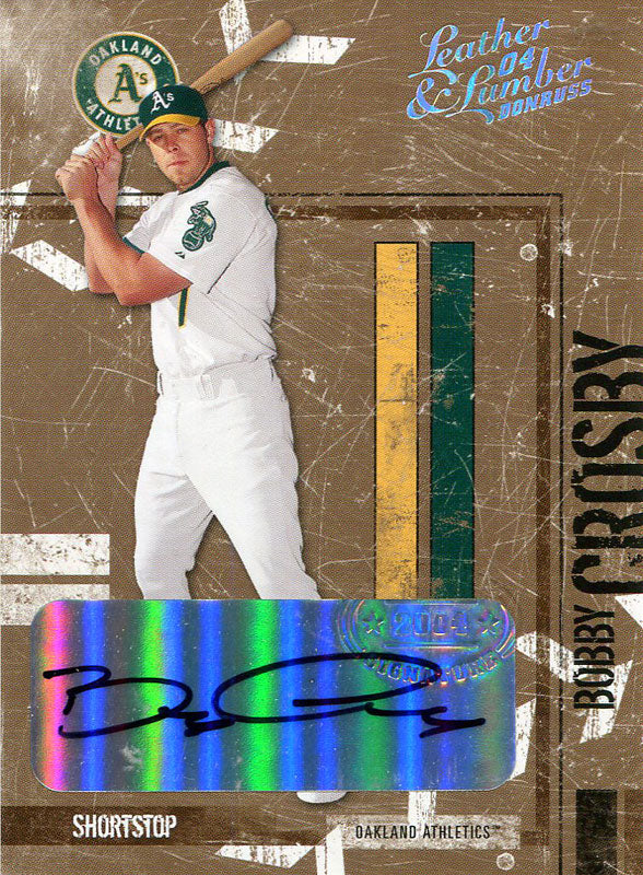 Bobby Crosby Autographed 2004 Donruss Card