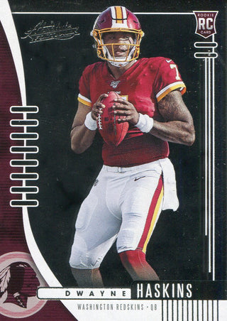 Dwayne Haskins 2019 Panini Absolute Rookie Card