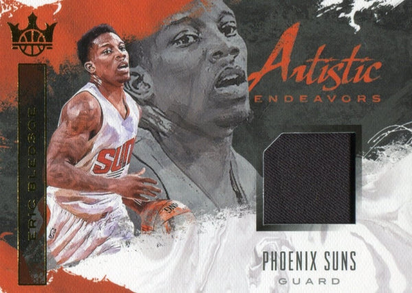 Eric Bledsoe 2017 Court Kings Game Used Jersey Patch Card 244/299