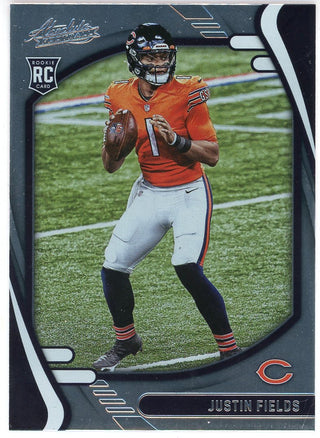 Justin Fields 2021 Panini Absolute Rookie Card #108
