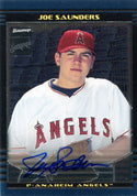 Joe Saunders Autographed 2002 Bowman Chrome Card