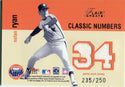 Nolan Ryan and George Brett 2003 Fleer Game Worn Card /250