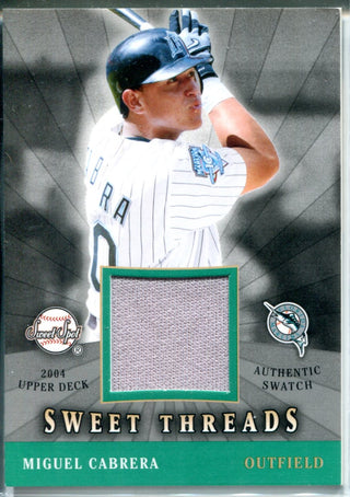 Miguel Cabrera Sweet Threads Upper Deck Jersey Card