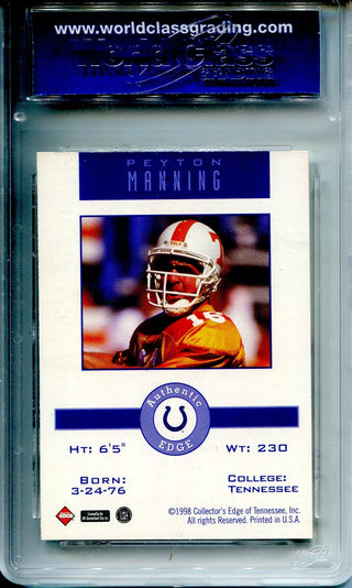 Peyton Manning 1999 Rookie Collectors Edge (WCG)