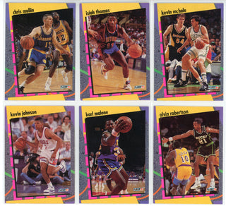 NBA Schoolyard Stars 1991 Fleer Set of 6 Cards