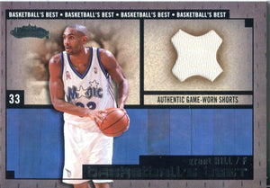 Grant Hill 2002 Fleer Game Worn Shorts Card