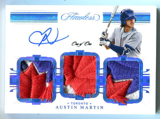 Austin Martin 2021 Panini Flawless One Of One #TPAAM Autographed Card