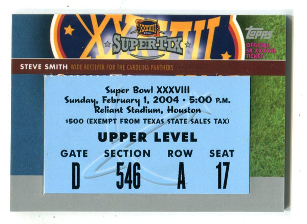 Steve Smith 2004 Topps Supertix #ST6 Card