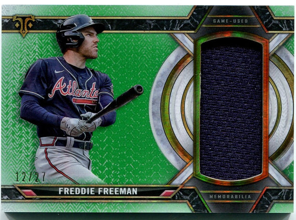 Freddie Freeman Topps Triple Threads Jersey Card 2021 12/27