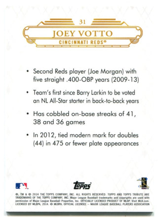 Joey Votto Topps Tribute 2014