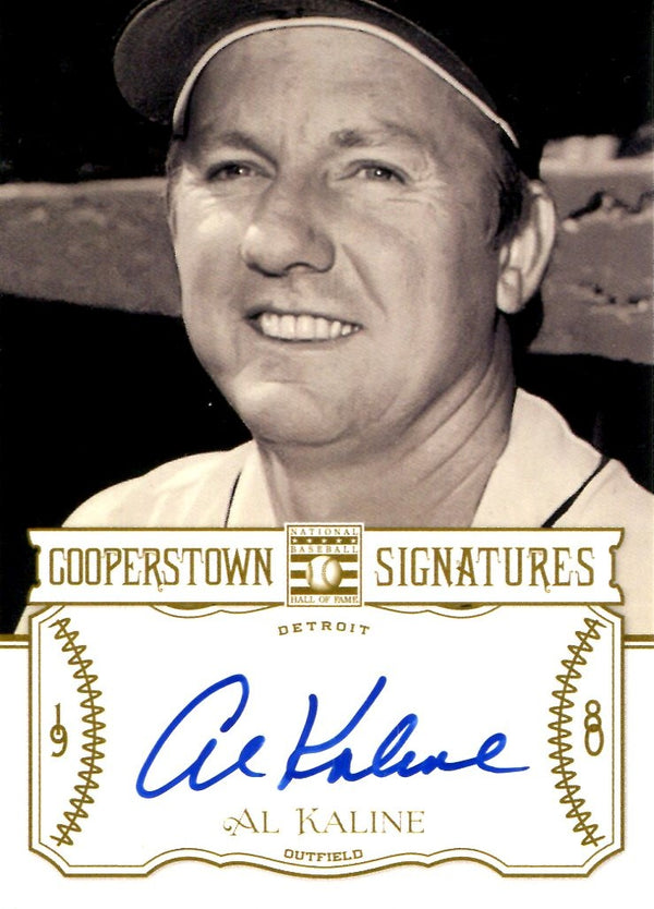 Al Kaline 2013 Panini Cooperstown Signatures Autographed Card #87/325