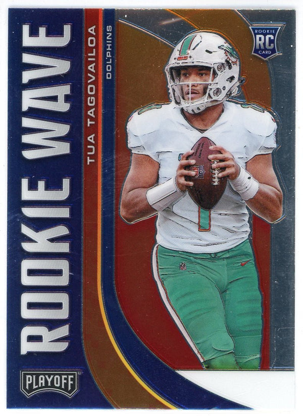 Tua Tagovailoa 2020 Panini Playoff Rookie Wave Card #RW-3