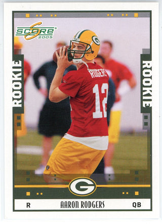 Aaron Rodgers 2005 Score Rookie Card #352