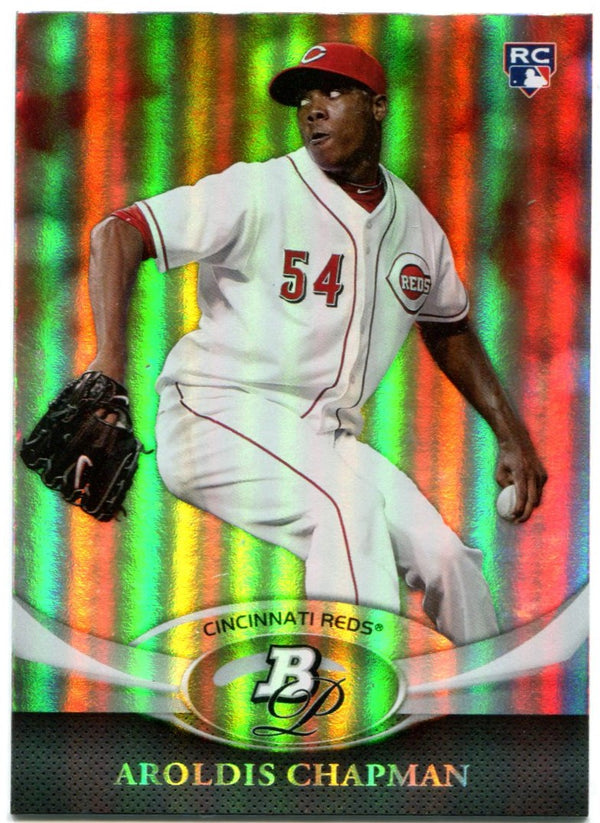 Aroldis Chapman Bowman Platinum 2011 RC Rookie #93