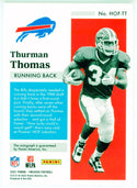 Thurman Thomas Autographed 2021 Panini Encased Hall of Fame Card #HOF-TT