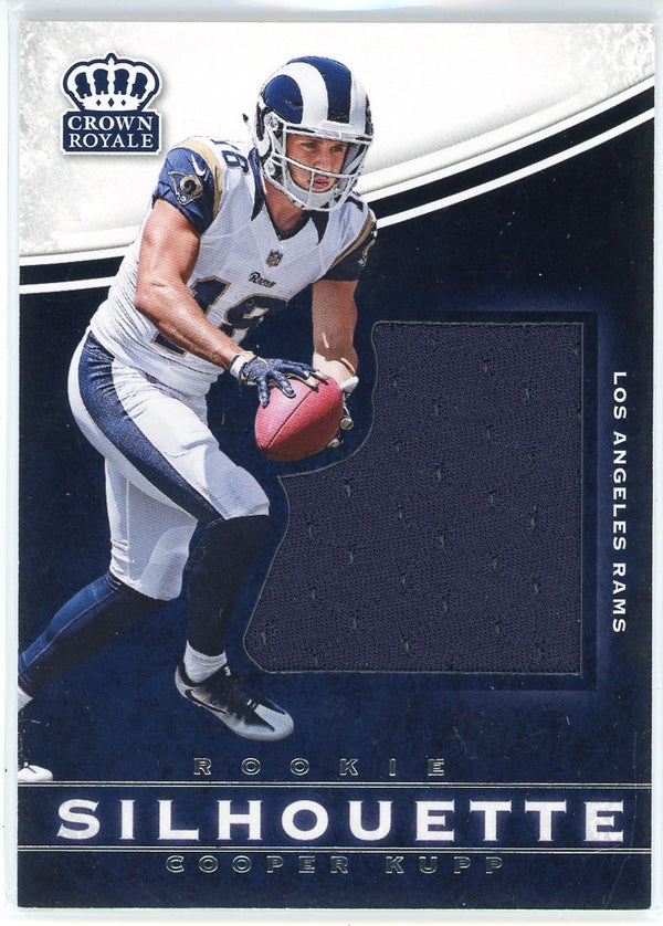 Cooper Kupp 2017 Panini Preferred Crown Royale Silhouette Rookie Patch Card #20