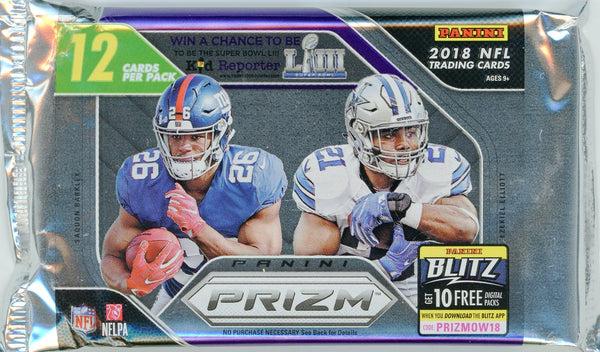 2018 Panini Prizm NFL Hobby Pack