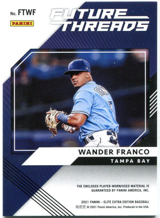 Wander Franco Panini Elite Extra Edition Jersey Card