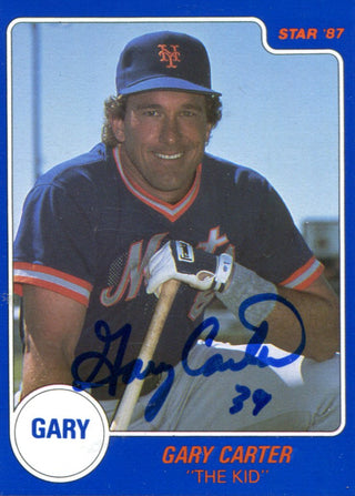 Gary Carter Autographed Star Card #1/14