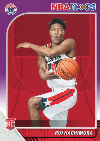 Rui Hachimura 2019-20 Panini NBA Hoops Purple Rookie Card