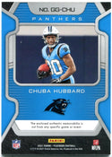 Chuba Hubbard Panini Playbook Gridiron Gear Jersey Card