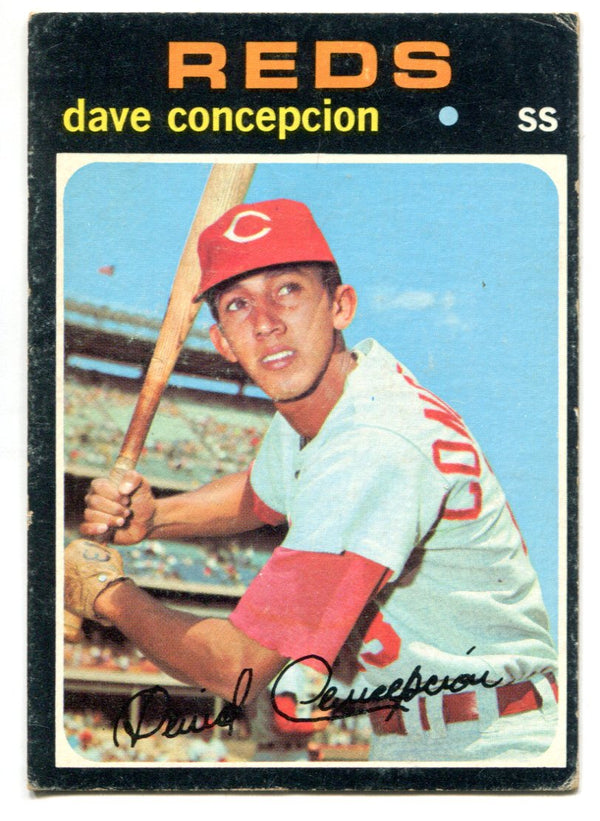 Dave Concepcion 1971 Topps #14 Autograph Card