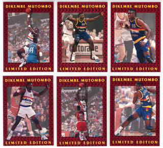 1992 Fleer Dikembe Mutombo Limited Edition Set of 12 Cards