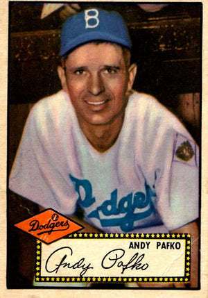 Andy Pafko Unsigned Topps Baseball Card