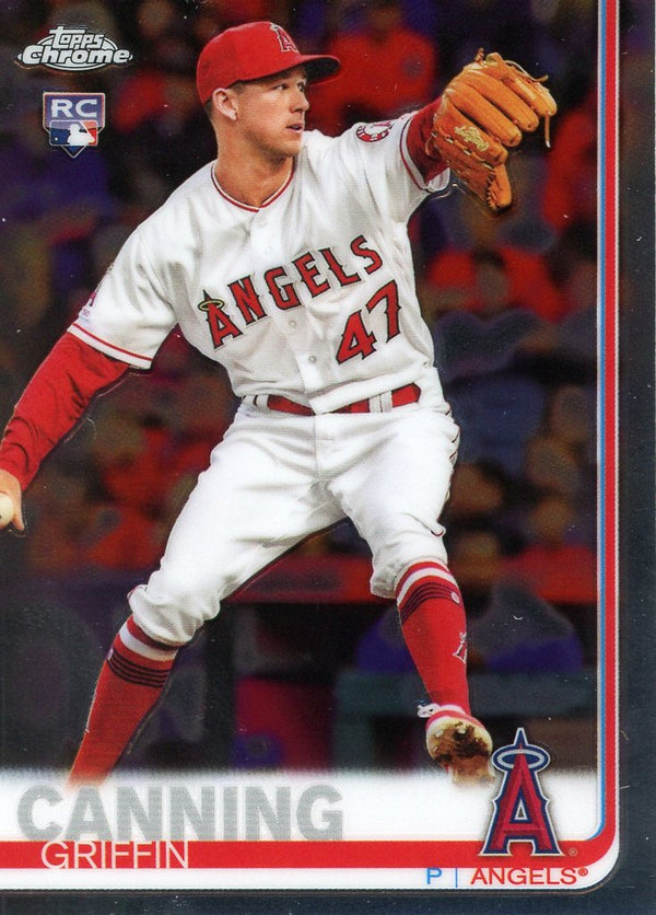 Griffin Canning 2019 Topps Chrome Rookie Card