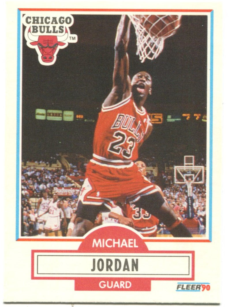 how much is a 1990 fleer michael jordan