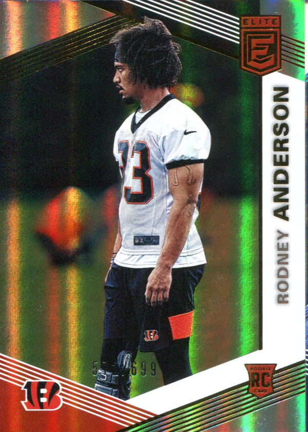 Rodney Anderson 2019 Panini Donruss Elite Rookie Card
