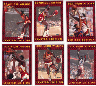 1992 Fleer Dominique Wilkins Limited Edition Set of 12 Cards