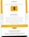 Josh Bell 2021 Panini National Treasures #TMSJB Autographed Card