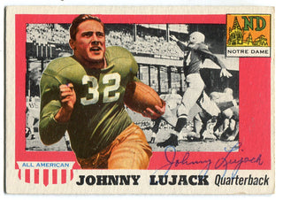 Johnny Lujack Autographed 1995 Topps All-American Card