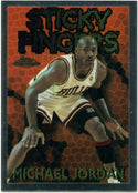 Michael Jordan 1996 Topps Chrome Sticky Fingers Card