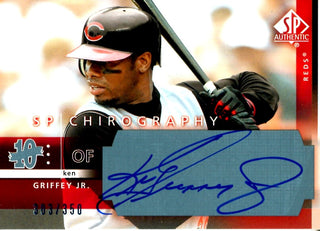 Ken Griffey Jr. 2003 Upper Deck Chirography Autographed Card #303/350