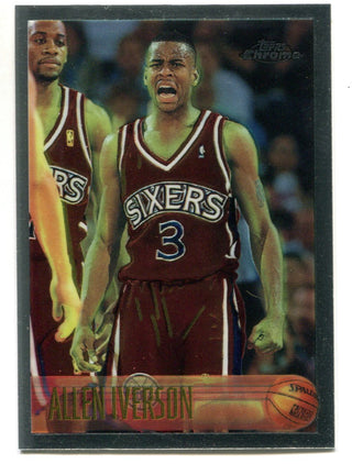 Allen Iverson 1996 Topps Chrome #171 Card
