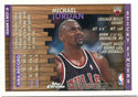 Michael Jordan 1996 Topps Chrome Sticky Fingers Card